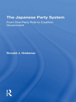 cover image of The Japanese Party System